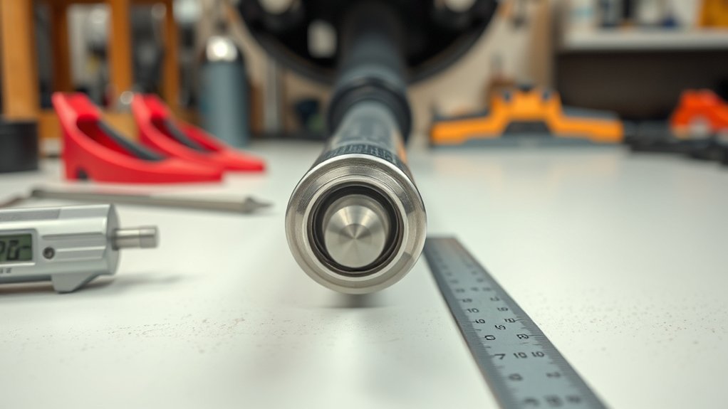 caliper measured shaft diameter accuracy