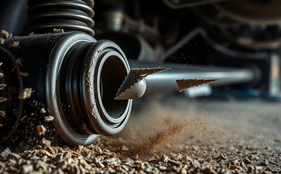 causes of driveshaft failure
