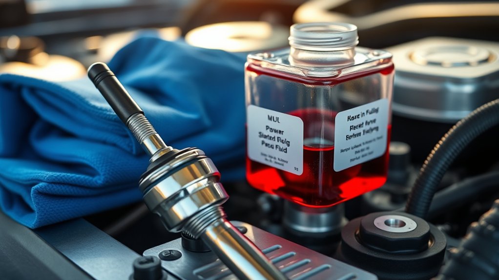 check power steering fluid levels