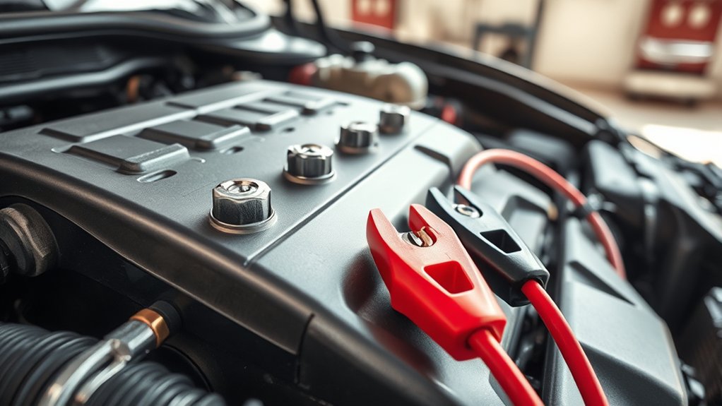 clean engine block grounding location