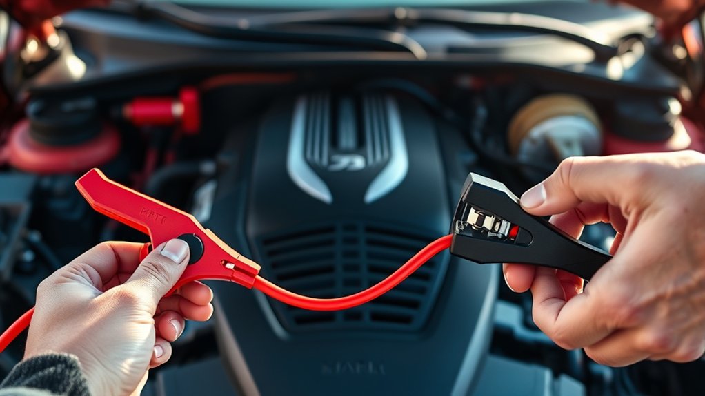 correct jumper cable sequence safety