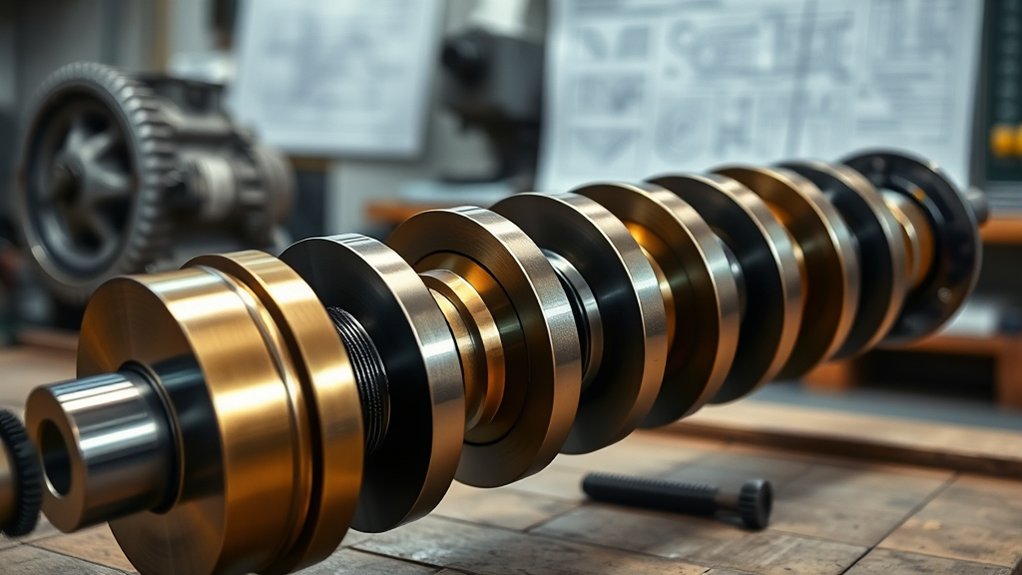 crankshaft converts piston motion efficiently