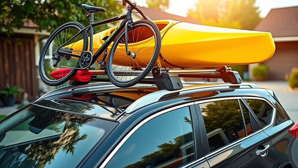 customizable roof rack for gear