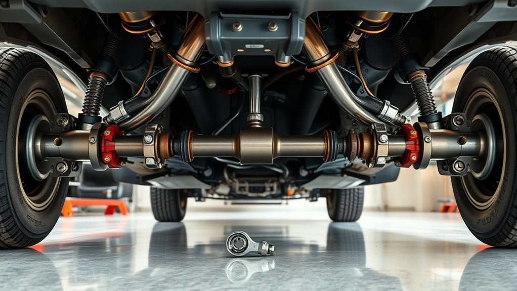 drive shaft to rear differential connection inspection