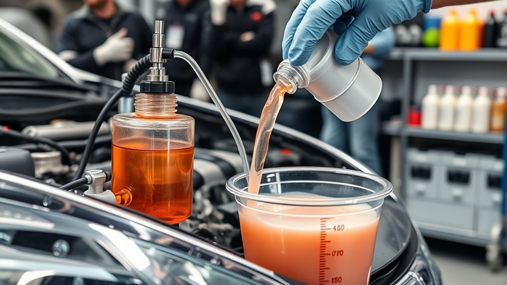 flush power steering system correctly