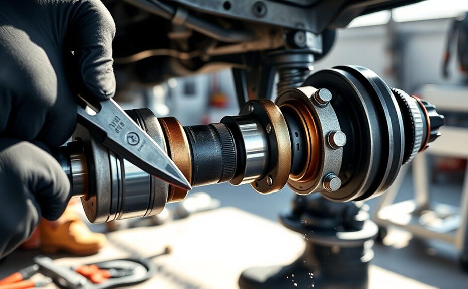 how to disconnect drive shaft