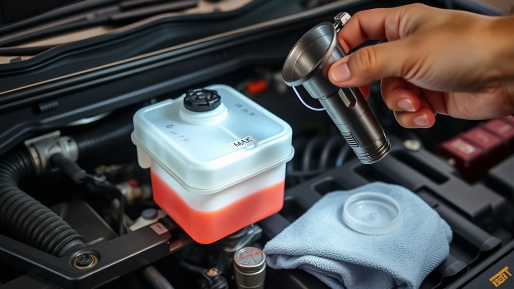 identify prepare drain refill