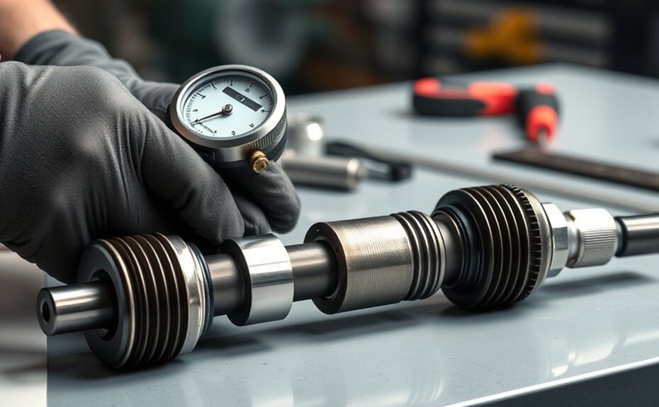 inspect front cv shaft condition
