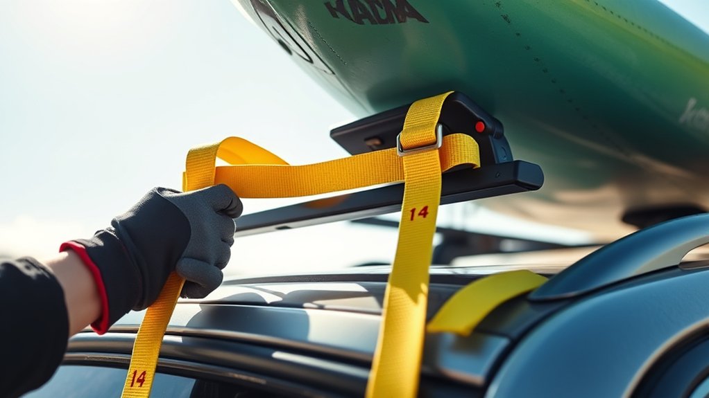 kayak straps check tighten inspect