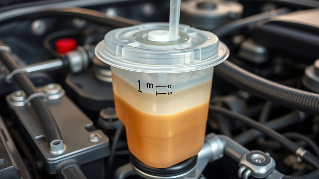 low power steering fluid contamination flush
