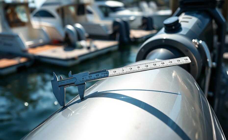 measuring outboard motor shaft length