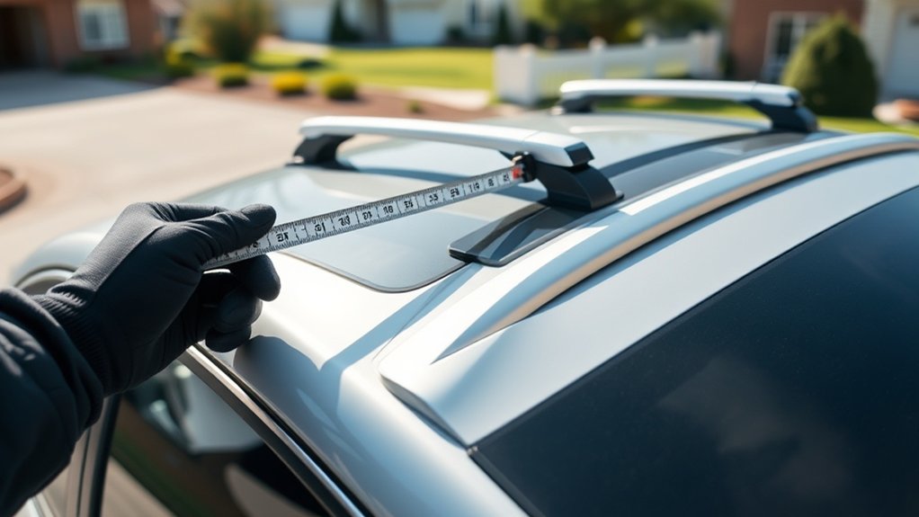 measuring roof for rack fit