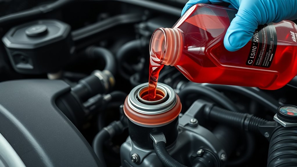 monitor fluid level during refills carefully