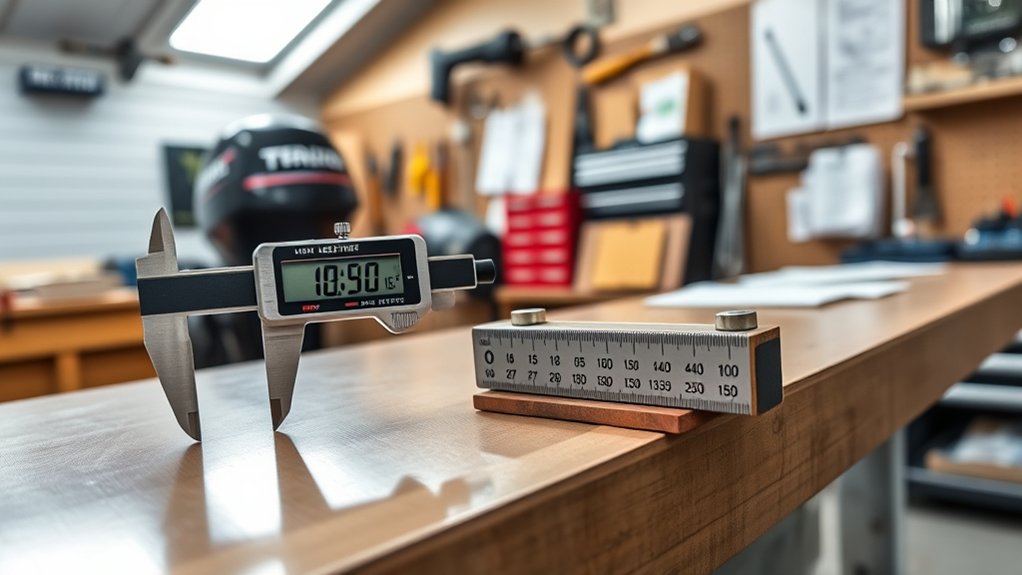 outboard shaft measurement tools