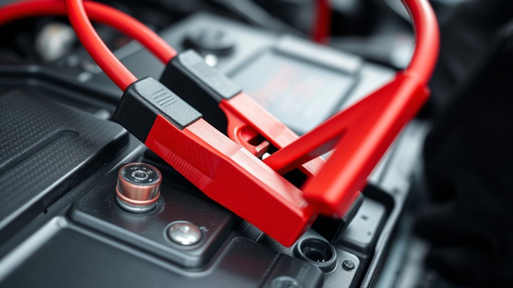 position cars off connect cables safely