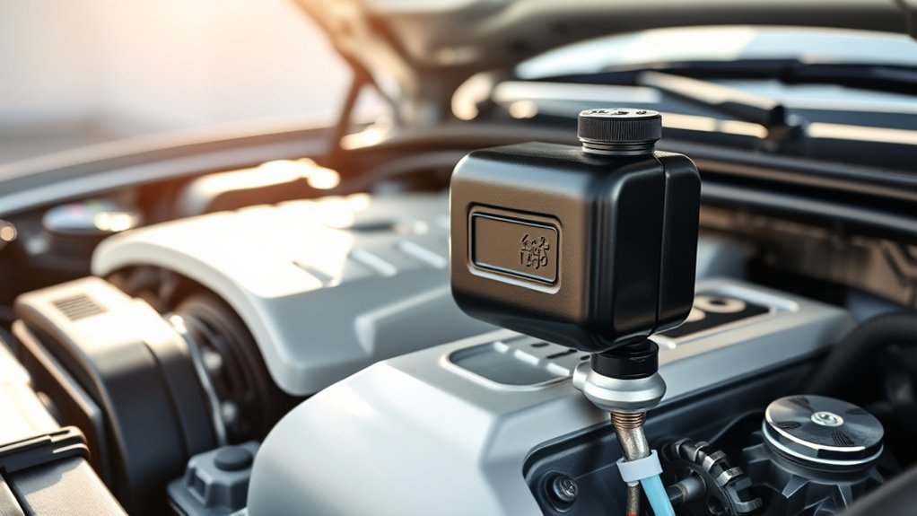 power steering fluid reservoir location