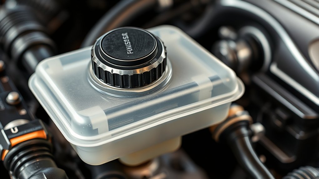 power steering reservoir location indicators