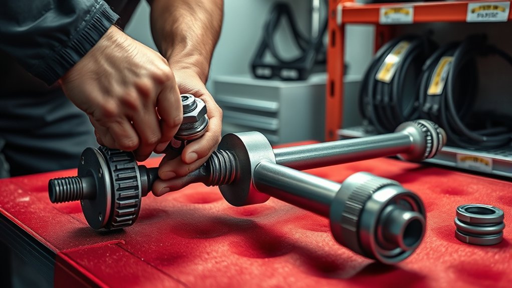 proper shaft handling and storage precautions