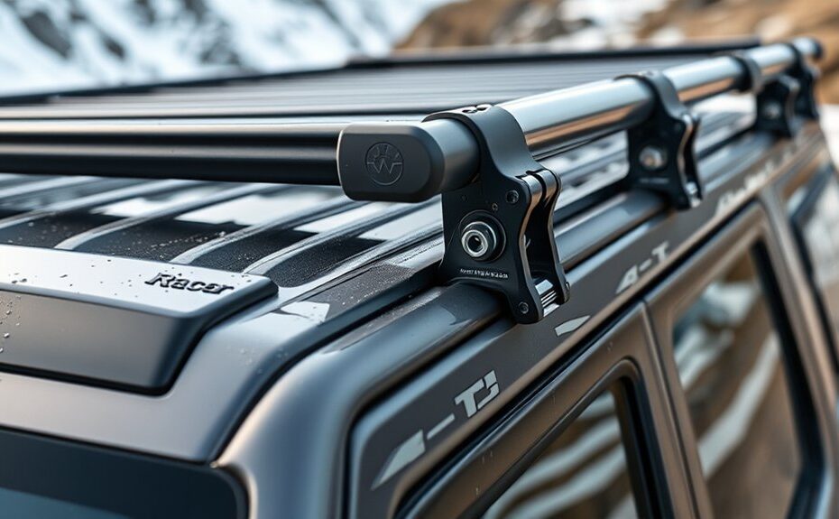 roof gutters for roof rack mounting