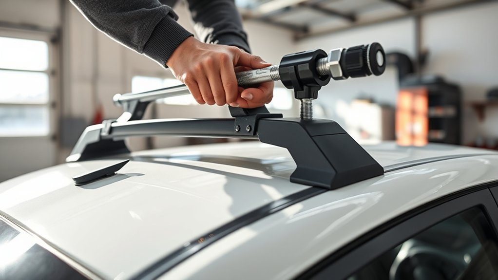 roof rack installation steps without rails