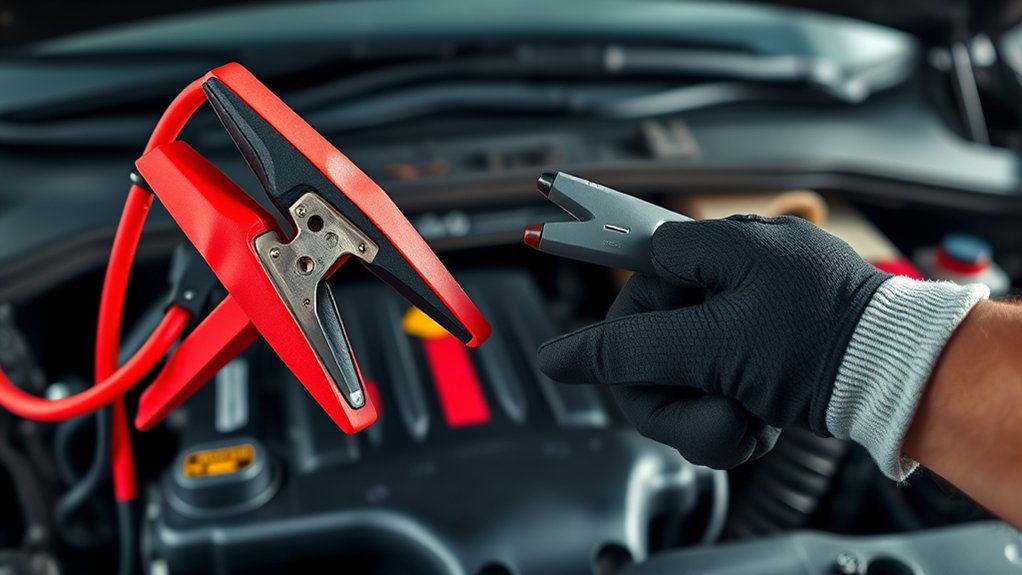 safe jumper cable connection procedure