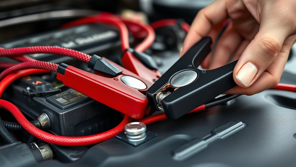 safe prepared jump start setup