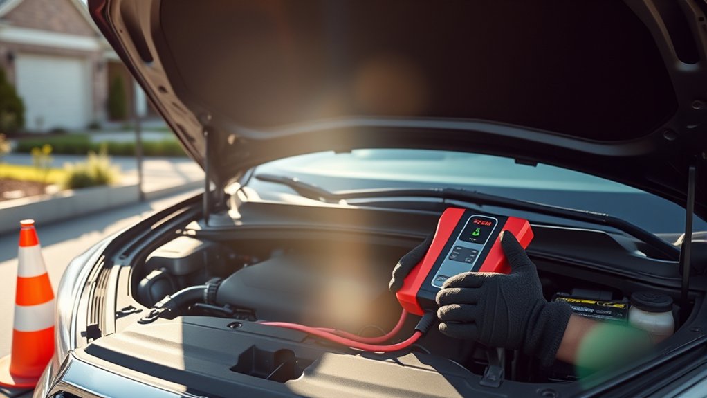 safety first jump start precautions