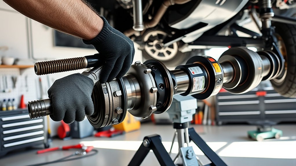 safety focused drive shaft removal procedure