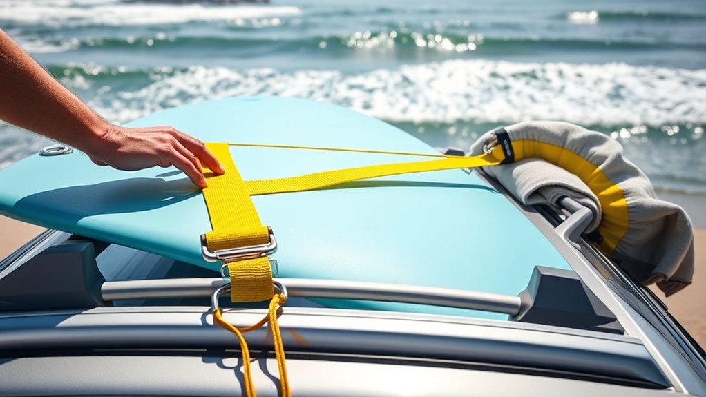 side loading padded surfboard rack compatibility