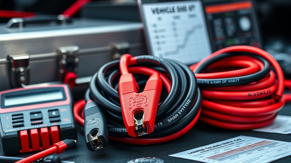 small engine vs large engine jumper cables