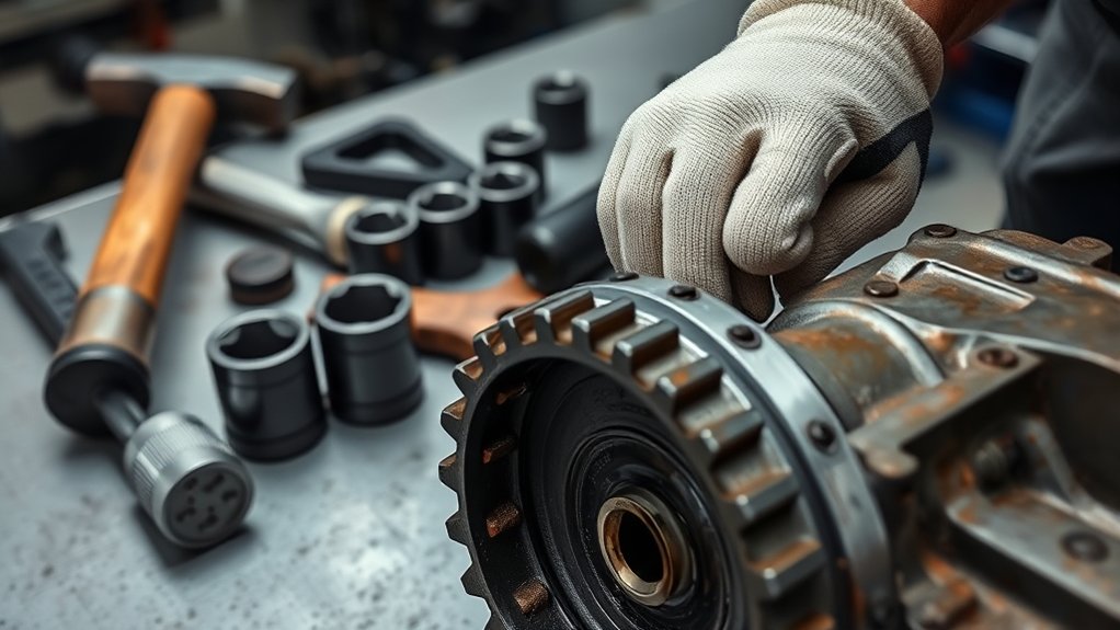tools for precise pto shaft removal