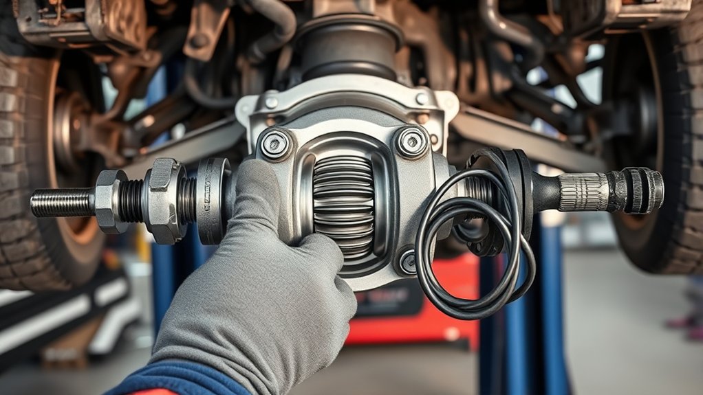 tools for removing rear drive shaft