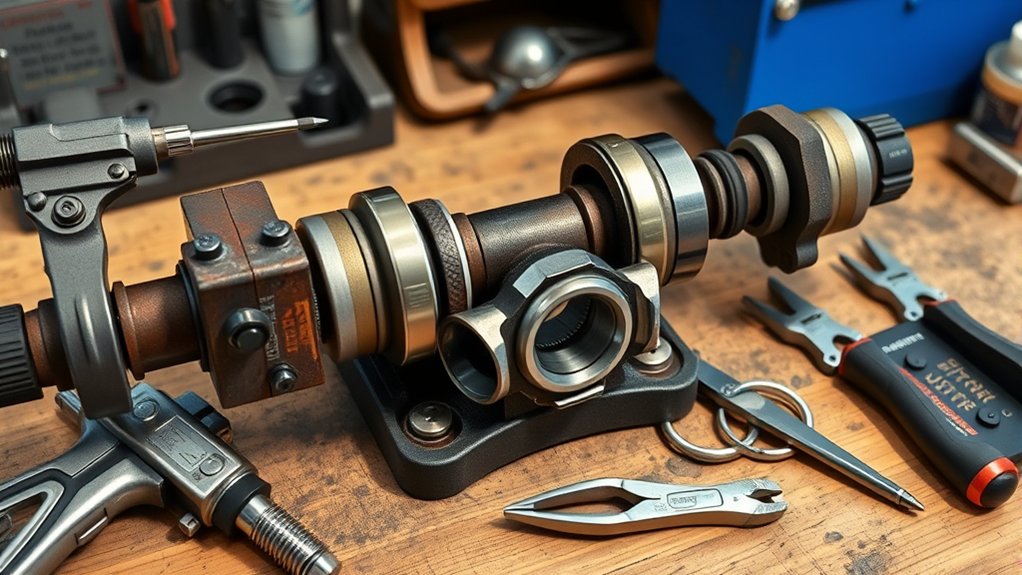 tools for u joint drive shaft removal