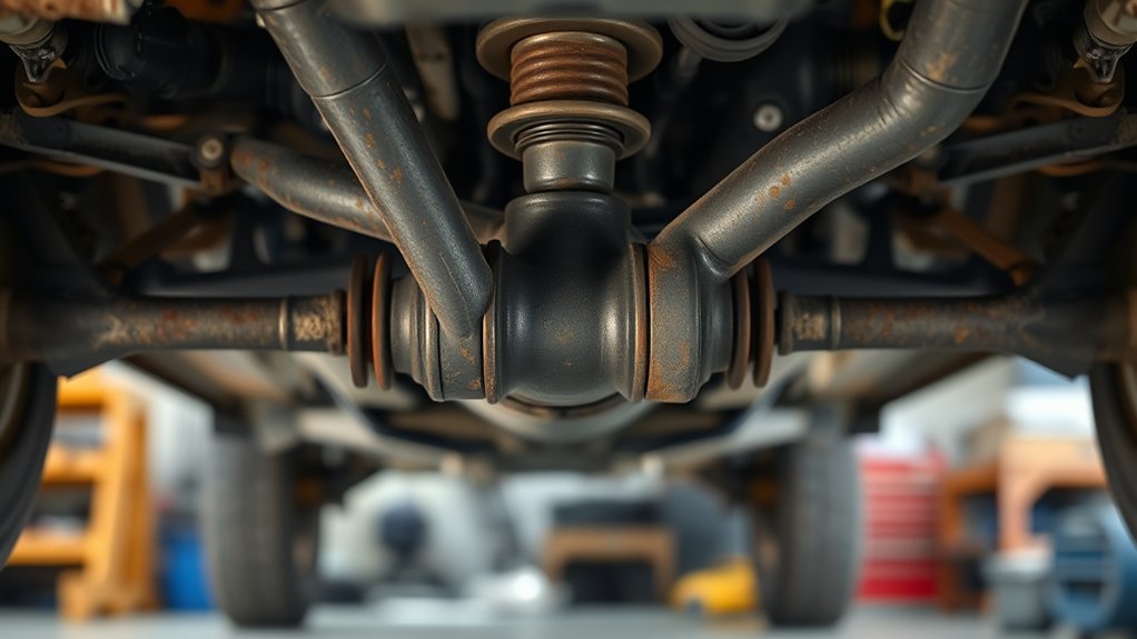 vibrations and steering issues indicate faulty drive shaft